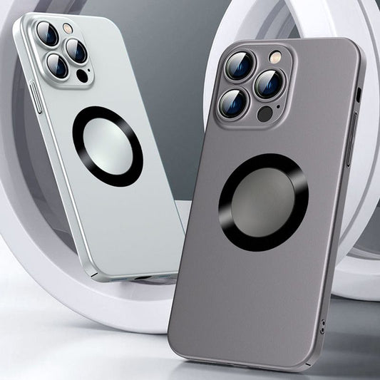 Pousbo® iPhone için Manyetik Ultra İnce Sert Kılıf Kapak