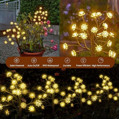 🎁49% OFF✨Outdoor Waterproof Cherry Blossom  Multicolor Solar Garden Lights🎉