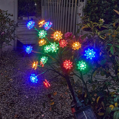 🎁49% OFF✨Outdoor Waterproof Cherry Blossom  Multicolor Solar Garden Lights🎉