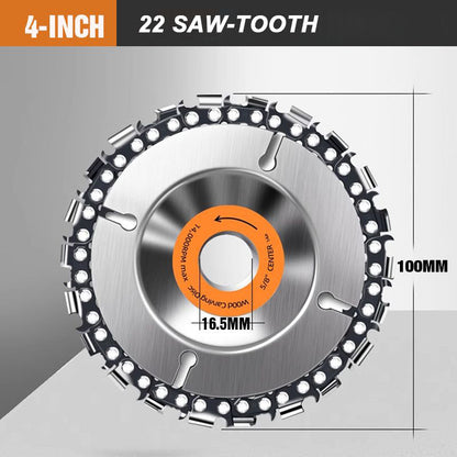 🛠️Woodwork the 4" Angle Grinder Chain!