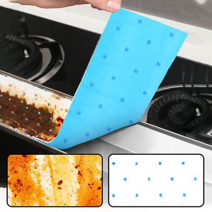 Cooker hood oil groove suction paper