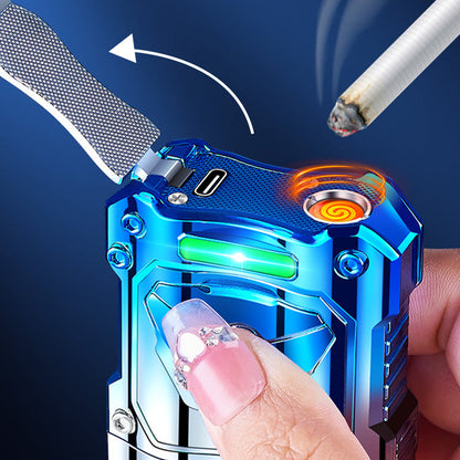 Portable Rechargeable Razor With Ignition & Tri-Color Lights