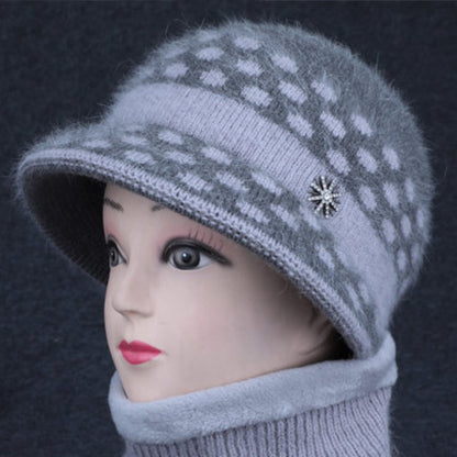 Women's Elegant Warm Winter Hat with Bowknot