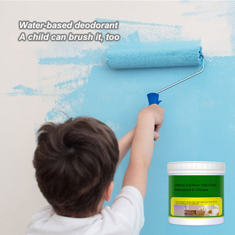 Interior & Exterior Wall Paint - Waterproof & Odorless