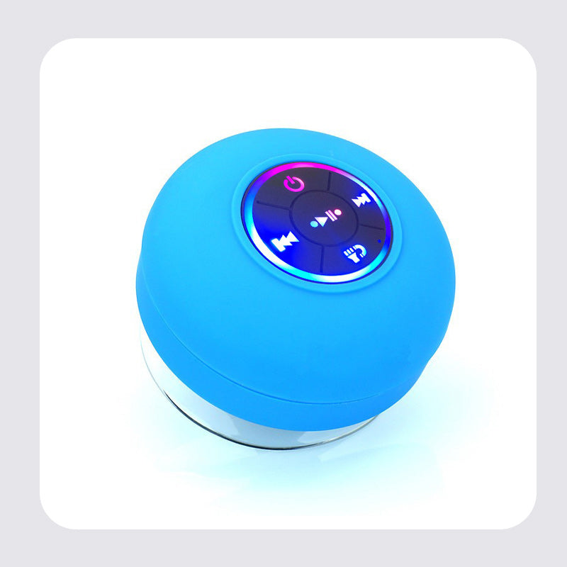 Wireless Suction Bluetooth Shower Speakers with LED Light