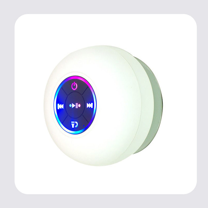 Wireless Suction Bluetooth Shower Speakers with LED Light