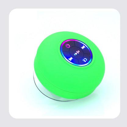 Wireless Suction Bluetooth Shower Speakers with LED Light