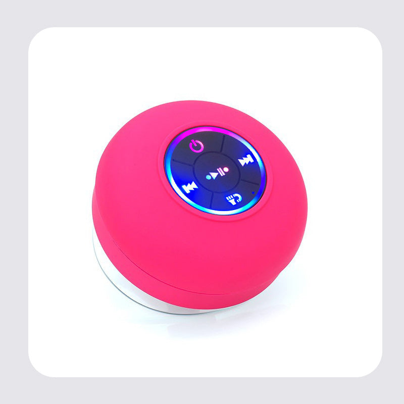 Wireless Suction Bluetooth Shower Speakers with LED Light