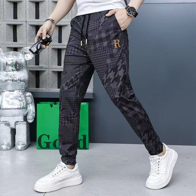 🍂Fall Specials🍂Men’s Slim Fit Printed Jogger Pants with Drawstring